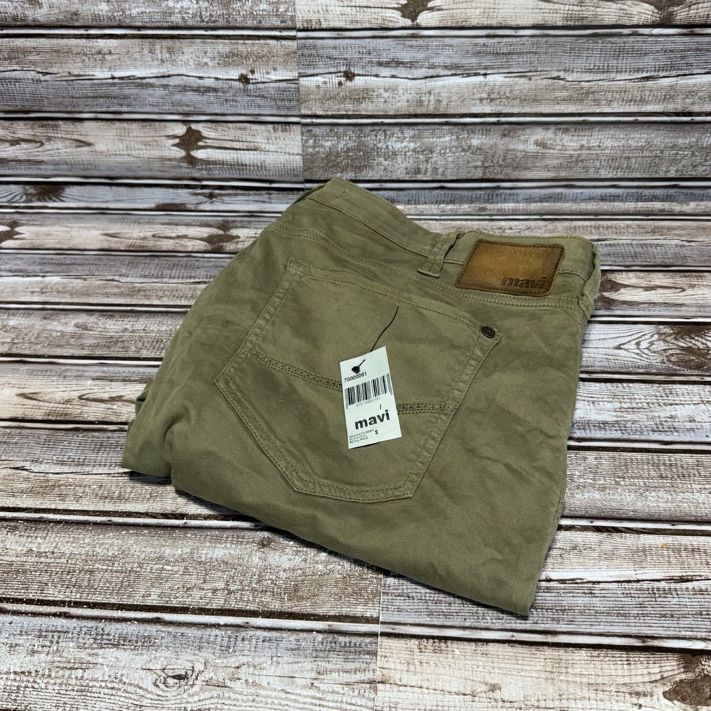 Mavi NWT Jake‎ Slim Leg Pants Olive Green Twill Chino 5-Pocket See Pics 42x36